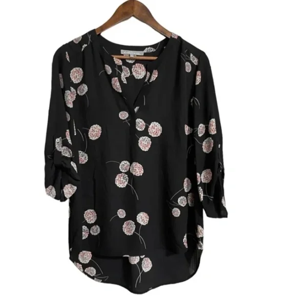 ANTHROPOLOGIE: Daniel Rainn Koda Split Neck Blouse (NWOT) - Picture 2 of 6